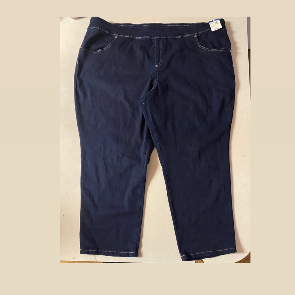 Denim blue plus size jeans